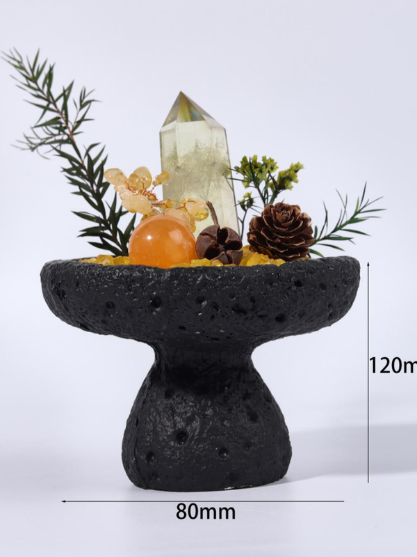 Citrine Tower Crystal Bonsai Landscape