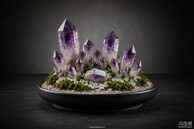 Amethyst Crystal Bonsai: Calm, Focus & Better Sleep