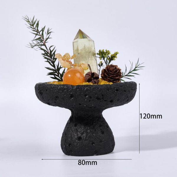 Citrine Tower Crystal Bonsai Landscape