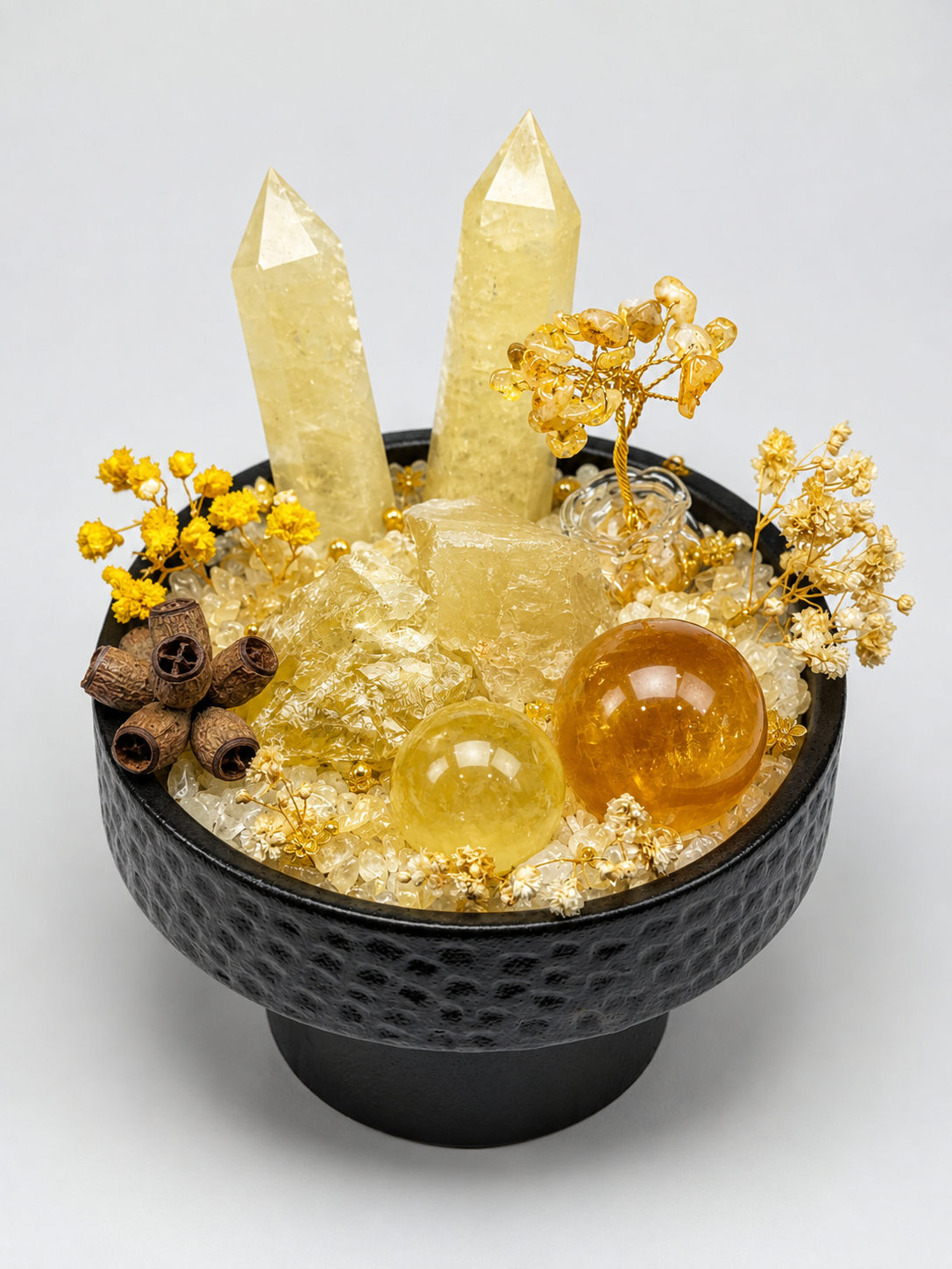 Citrine Abundance Crystal Bonsai Garden